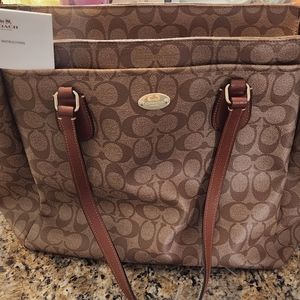 Coach Signature Diaper Bag